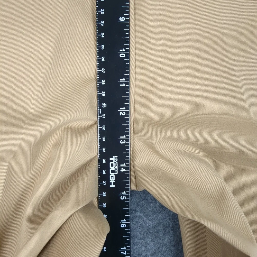 Lanesboro‎ Mens Pleated Khaki Pants 32W x 30L Iron Free Expandable Waist Cotton